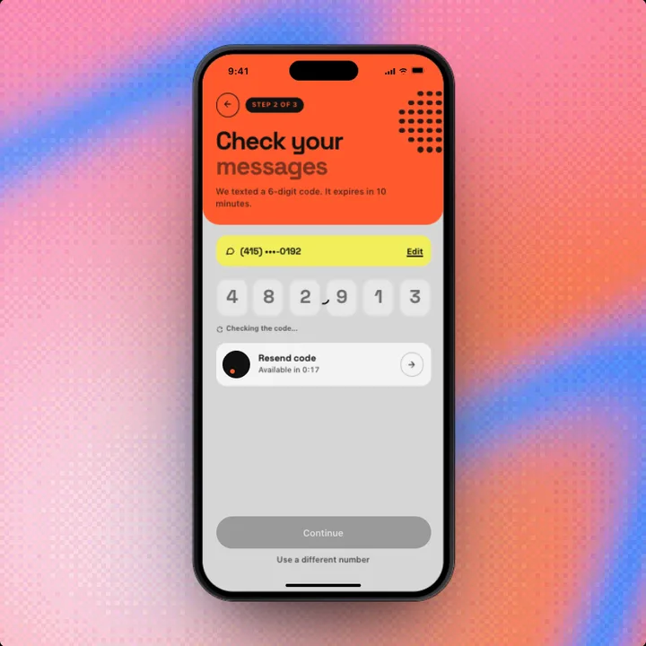 Verify, a Swift Pieces Pro screen