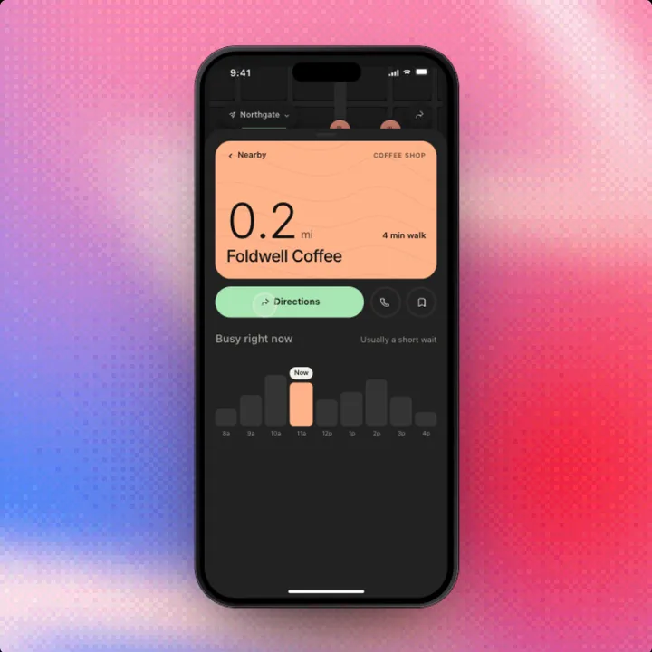 Nearby, a Swift Pieces Pro screen