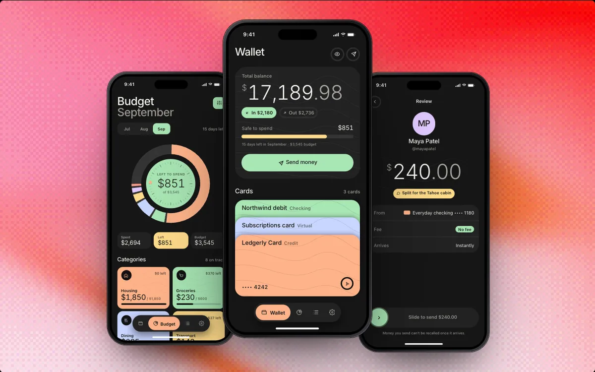 Finance App, a Swift Pieces Pro template