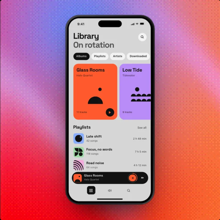 Now Playing, a Swift Pieces Pro screen