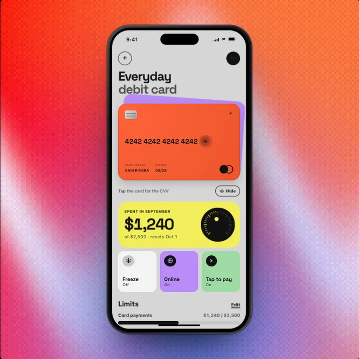 Card Details, a Swift Pieces Pro screen
