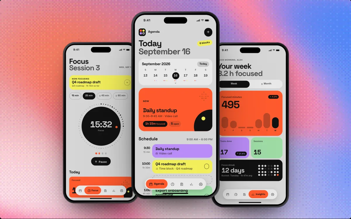 Productivity App, a Swift Pieces Pro template