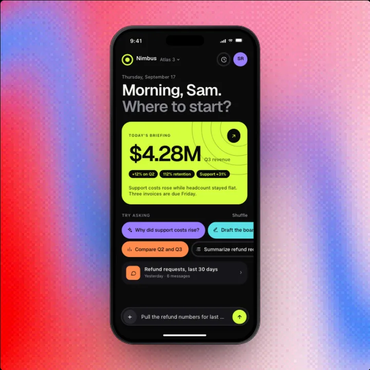 Ask, a Swift Pieces Pro screen
