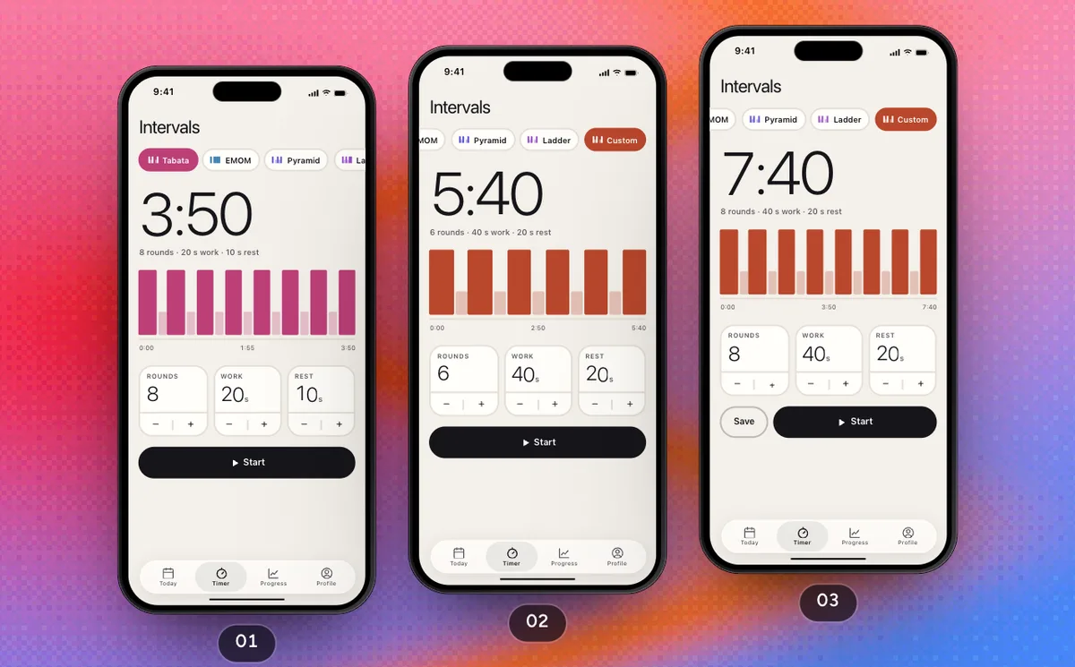 Build Your Own Intervals, a SwiftPieces Pro flow