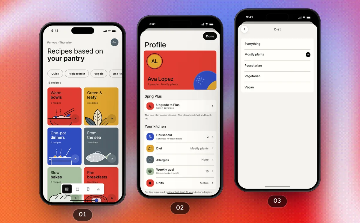 Profile And Settings, a SwiftPieces Pro flow