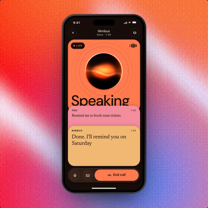 Voice Mode, a Swift Pieces Pro screen