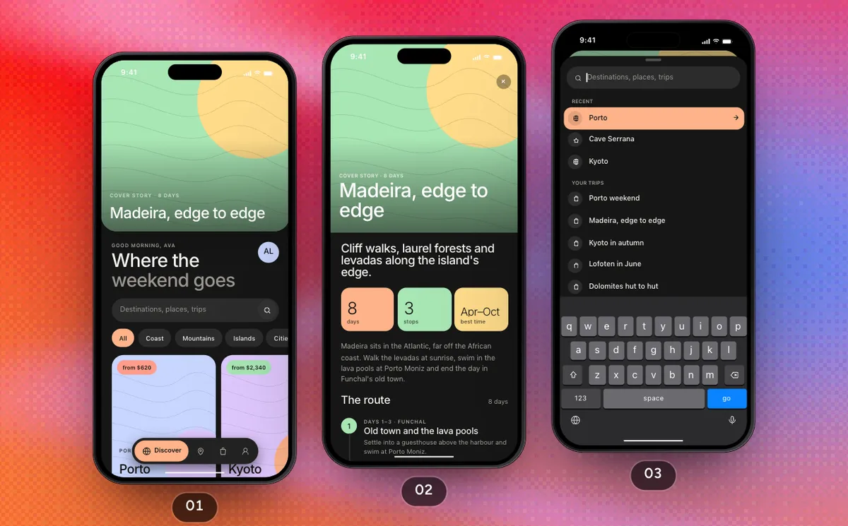 Plan A Trip, a SwiftPieces Pro flow